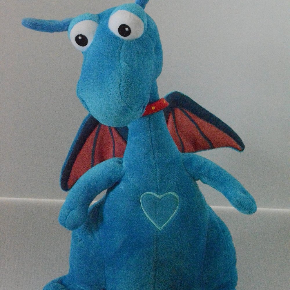 Disney Just Play Doc McStuffins Stuffy Dragon Plush Doll Toy Talks Sings 12"